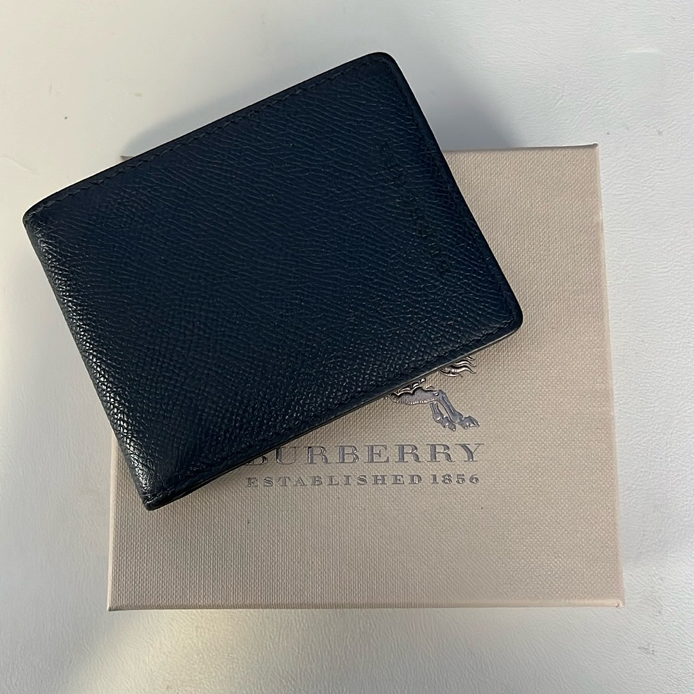 Authentic Burberry Leather Wallet